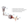 Компресор "ViTOL" К-50 150psi, 15Amp, 40л, прикурювач
