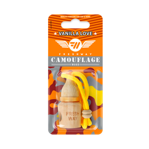 Освіжувач повітря Fresh Way "Camouflage Wood" Vanilla Love