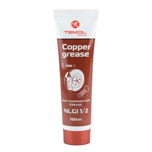 Високотемпературне мастило TEMOL Copper Grease 150 мл +1100°С (NLGI 1/2)