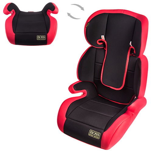 Автокрісло дитяче BOSS NE-EB-21 (15-36 кг) група 2-3 чорно-червоне