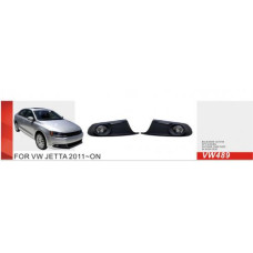 Протитуманні фари VW Jetta 2010-14, Polo Sedan 2010-15, VW-489, 9006-12V55W