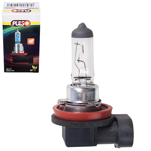 Лампа PULSO галогенная H8 PGJ19-1 12v35w clear c box (LP-81350)