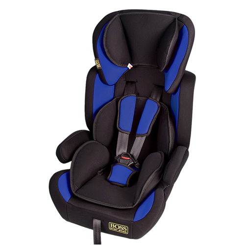 Автокрісло дитяче BOSS NE-EF-02 (9-36 кг) група 1-2-3 чорно-синьо