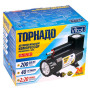 Компрессор Торнадо КА-Т12181 10 атм. 15Amp 40л фонарь прикур.+переходник шланг 3,0м