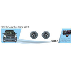 Протитуманні фари Renault Kengoo 2003-12, RN-053, H11-12V55W, ел.проводка