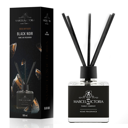 Ароматизатор рідкий для дому, офісу Tasotti "Reed diffuser" 100ml Black Noir