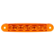 Повторювач габариту (палець) 6 LED 12/24V жовтий (201906-S- yellow)