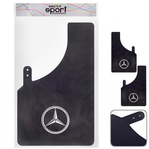 Бризковики MASTER SPORT MERCEDES великі універсальні гумові (2 шт.)