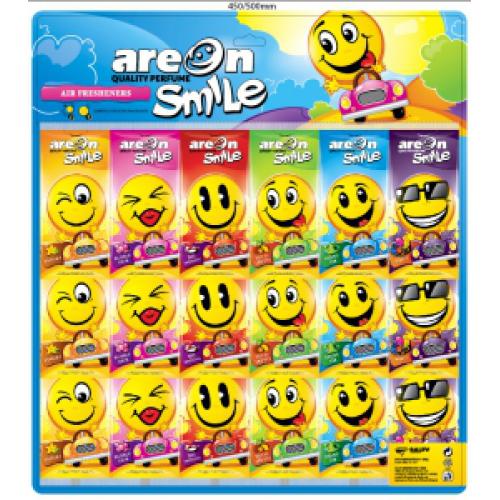Освіжувач повітря AREON сухий листок Smile Dry MIX на планшеті