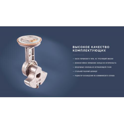Компрессор Торнадо КА-Т12181 10 атм. 15Amp 40л фонарь прикур.+переходник шланг 3,0м