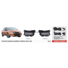 Фари дод.модель Nissan Versa 2019-, NS-8831, H8-12V35W, eл.проводка