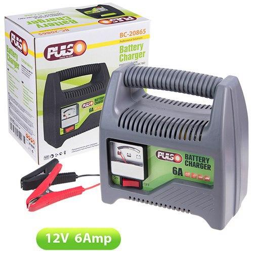 Зарядное устройство PULSO BC-20865 12V 6A 20-80AHR стрел.индик.