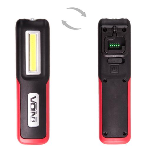 Переносна лампа "VOIN" VL- 99, 3W-COB+3W XPE, АКБ1200mAh, магніт, інд. заряда