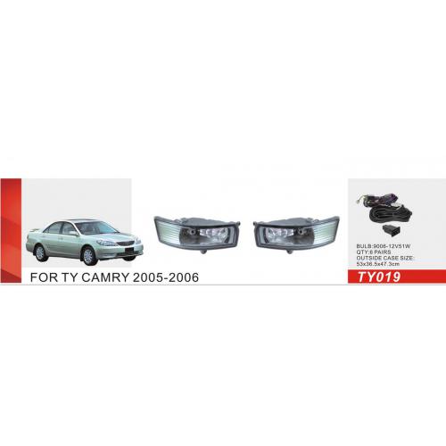 Протитуманні фари Toyota Camry 30 2004-06, TY-019, 9006-12V55W, ел.проводка
