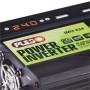 Перетворювач напруги PULSO, IMU-424, 24V-220V, 400W, 4USB-5VDC2.0A, мод.хвиля, клеми