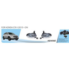 Протитуманні фари Honda CR-V, 2010-11, HD-456E, ел.проводка