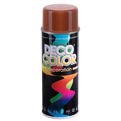 Deco Color Краска аэроз. 400ml Decoration коричневый (RAL8004 728206)