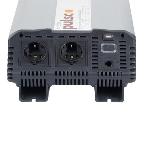 Перетворювач напруги PULSO/ISU-3000/12V-220V/3000W/USB-5VDC2.0A/син.хвиля/клеми (ISU-3000)