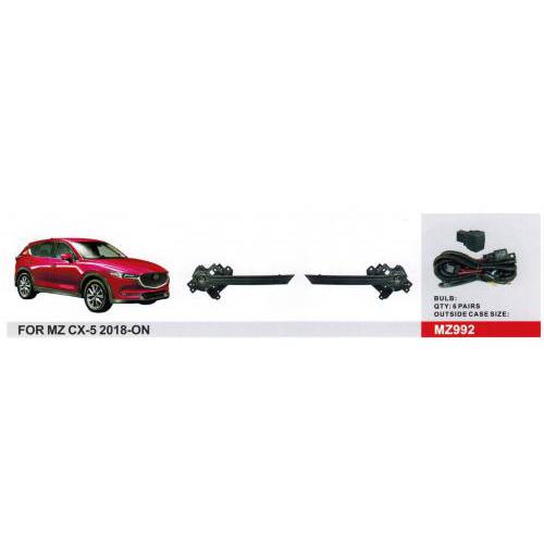 Протитуманні фари Mazda CX-5 2018-, MZ-992L, LED-10W, ел.проводка