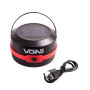 Ліхтар для кемпінгу VOIN VL-53, 3W XPE, Power Bank1200mAh, сон. панель, складний