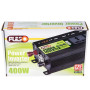 Перетворювач напруги PULSO IMU-420 (12V-220V, 400W, 4USB-5VDC2.0A, LED, мод.хвиля, Клеми)