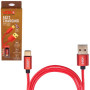 Кабель VOIN CC-1101C RD USB - Type C 5А, 1m, red (супер быстрая зарядка передача данных) (CC-1101C