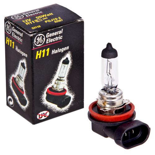 Лампа GE галогенна H11 55W 92567, 53110 PGJ19-2 DOT, 12V