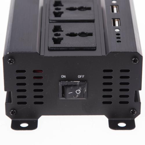 Перетворювач напруги PULSO IMU-420 (12V-220V, 400W, 4USB-5VDC2.0A, LED, мод.хвиля, Клеми)