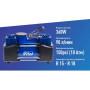 Компрессор ViTOL К-72 10 атм. 25Amp 90л 2 цилиндра шланг 5,0м с дефлятором клеммы