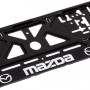 Рамка номера пластик с хром. рельефной надписью MAZDA (UKR-09)