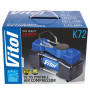Компрессор ViTOL К-72 10 атм. 25Amp 90л 2 цилиндра шланг 5,0м с дефлятором клеммы