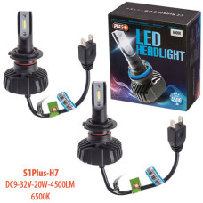 Лампи PULSO S1 PLUS, H7, LED-chips CSP, 9-32v2*20w, 4500Lm, 6500K