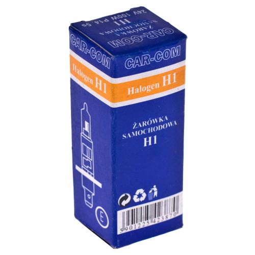 Лампа CAR-COM галогенна H1 P14,5s 24V-100W