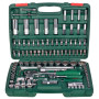 Набір торц. головок 1, 4"DR4-14мм та 1, 2"DR10-32 мм,108 предм(12 г) HANS