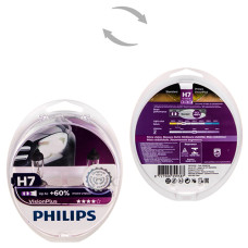 Автолампа Philips Vision Plus H7 +60% 12V 55W PX26d 2 шт. (12972VPS2) Автолампа Philips Vision Plus H7 +60% 12V 55W PX26d 2 шт. (12972VPS2)