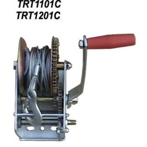 Ручна лебідка (стальний трос) 1000 LBS, 450 кг (TRT1101C)