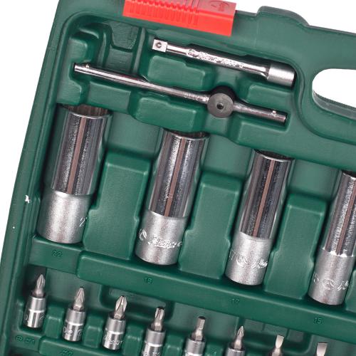 Набір торц. головок 1, 4"DR4-14мм та 1, 2"DR10-32 мм,108 предм(12 г) HANS