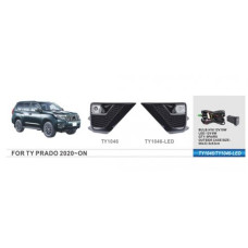 Протитуманні фари Toyota Prado FJ150 2020-, TY-1046A, H11-12V55W, eл.проводка