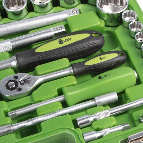 Набір інструментів Alloid 1/2" и 1/4" 12-г 94 предмети (НГ-4094П-12)