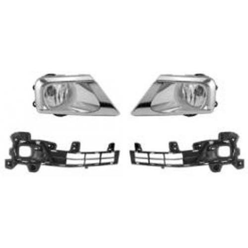 Протитуманні фари Toyota LC FJ200 2016-21, TY-908B, H16-12V19W, ел.проводка