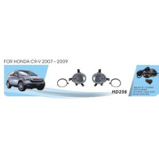 Протитуманні фари Honda CR-V, 2007-09, HD-256, ел.проводка