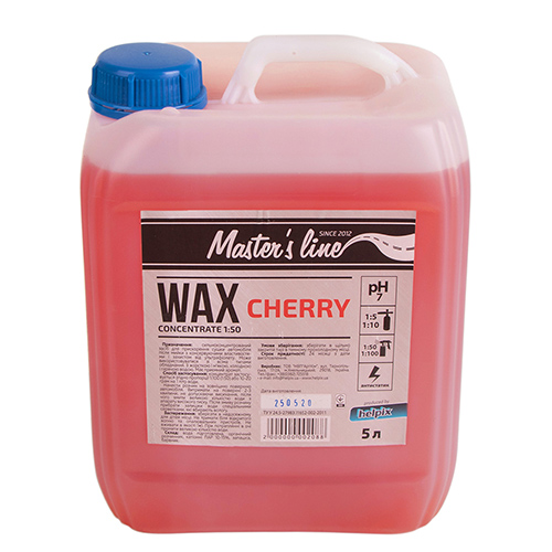 Мокрий віск 1:100 Вишня 5л, Wax concentrate Cherry