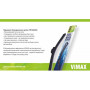 Щітка склоочищувача безкаркасна VIMAX 15" (380 мм)
