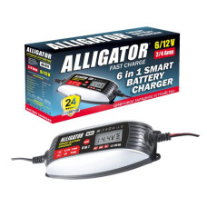 Зарядний пристрій АКБ Alligator 6/12V, 4А Зарядний пристрій АКБ Alligator 6/12V, 4А