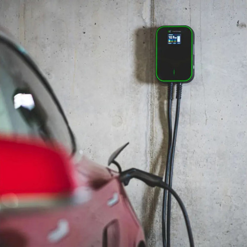 Зарядний пристрій Green Cell Wallbox EV PowerBox 22кВт з кабелем Type2 6м для заряджання електромобілів